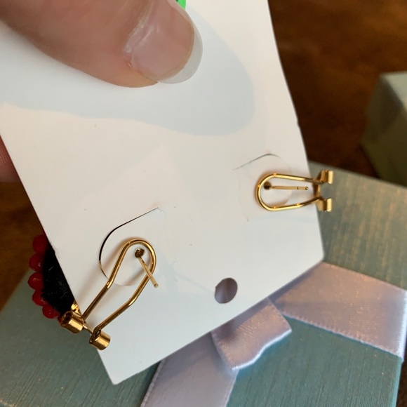 Grapefruit Statement Earrings Handmade Summer - Picture 4 of 5